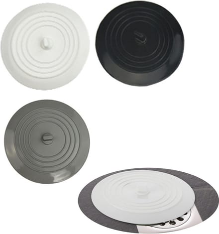 Universele Doucheput Stop - 3 Stuks - Flexibele Silicone Afvoerplug voor Keuken, Badkamer en Wasmachine