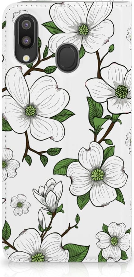 Samsung Galaxy M20 Smart Cover Dogwood Flowers