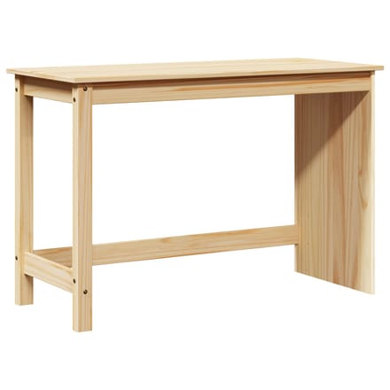 vidaXL - Bureau - Bruin - 112 - x - 50 - x - 75 - cm - Massief - vurenhout
