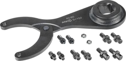 AMF Dopsleutel Set voor Borgmoeren 18-40mm