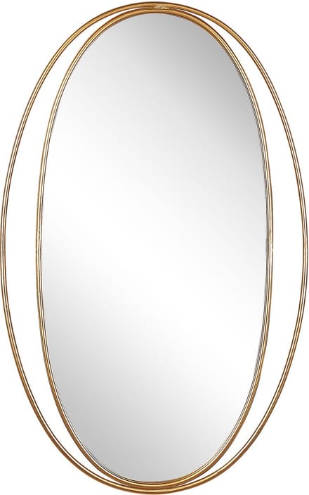 BESSON - Wandspiegel - Goud - Staal