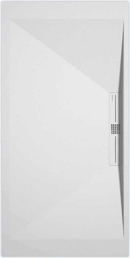Sanifun douchebak Stone Side White Smooth 1300 x 800 P
