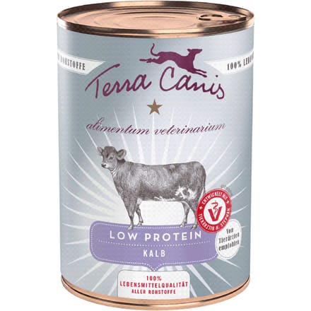 Terra Canis Alimentum Veterinarium Low Protein 6 x 400 g - Kalf