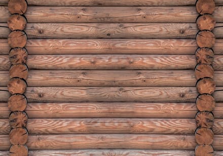 Log Wood Wall Photo Wallcovering