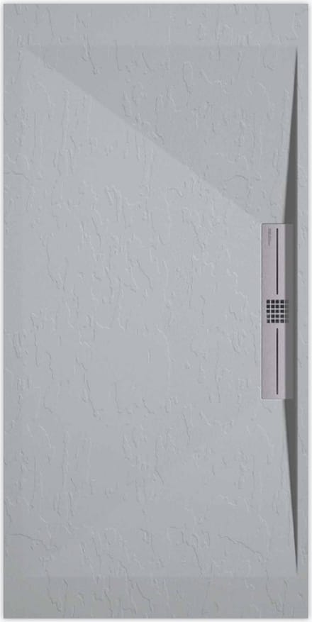 Sanifun douchebak Stone Side Gray 7035 Slate 1100 x 900 S