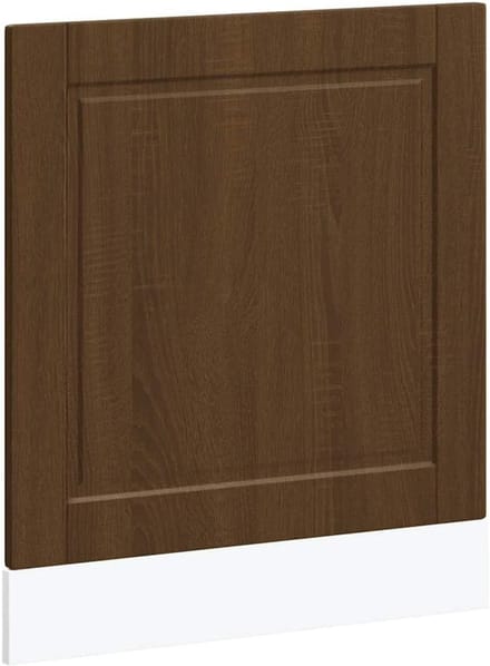 Vaatwasserpaneel - Keukenfront - Keukenupgrades - Duurzaam houtcomposiet - 60x67cm - Eikenbruin