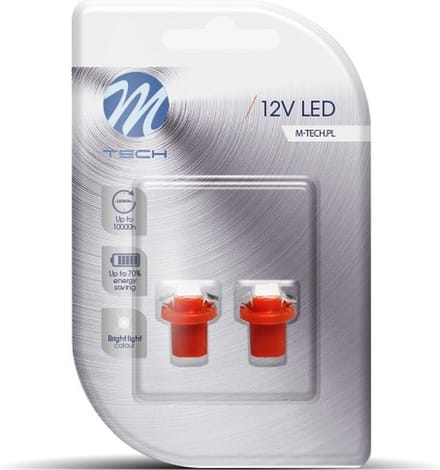 M-Tech LED - T5 12V - Rood - Set