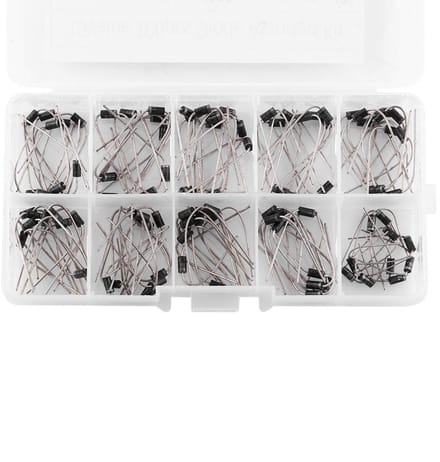 Dailygoods - Assortiment Diodes met 10 Waarden in Doos