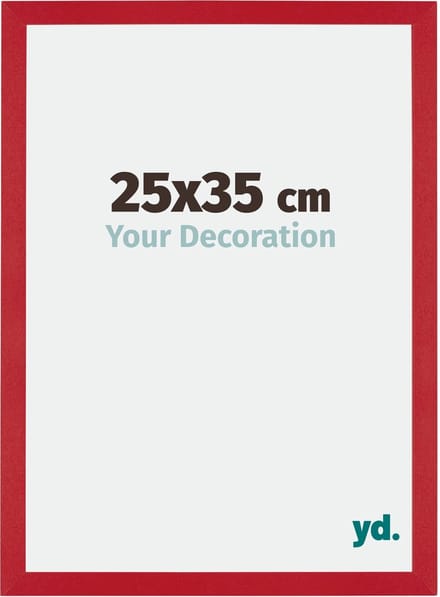 Your Decoration - Fotolijst 25x35 cm - MDF - Rood - Mura