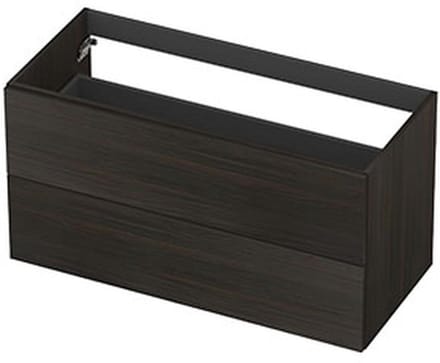 INK - Onderkast 2L Decor Softclose Tbv Greep - 1000x450x520 Mm - Intens Eiken
