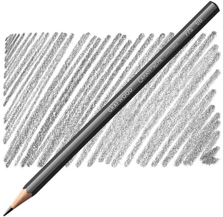 Caran D'ache - Grafwood Artist Grafietpotlood Extra fine - 6B