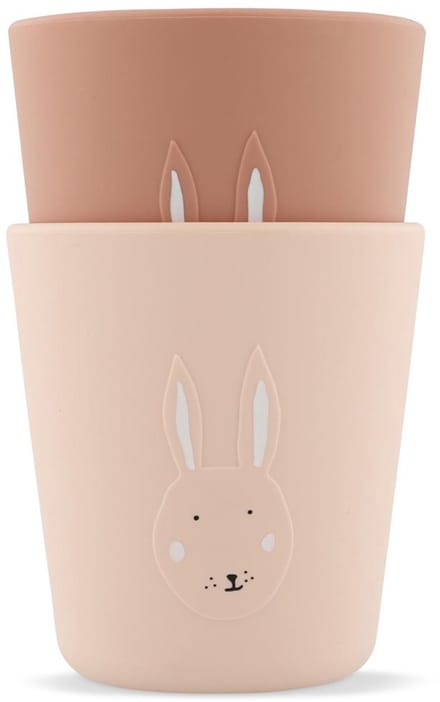 Trixie - Silicone Beker (set van 2) - Bekers - Mrs Rabbit