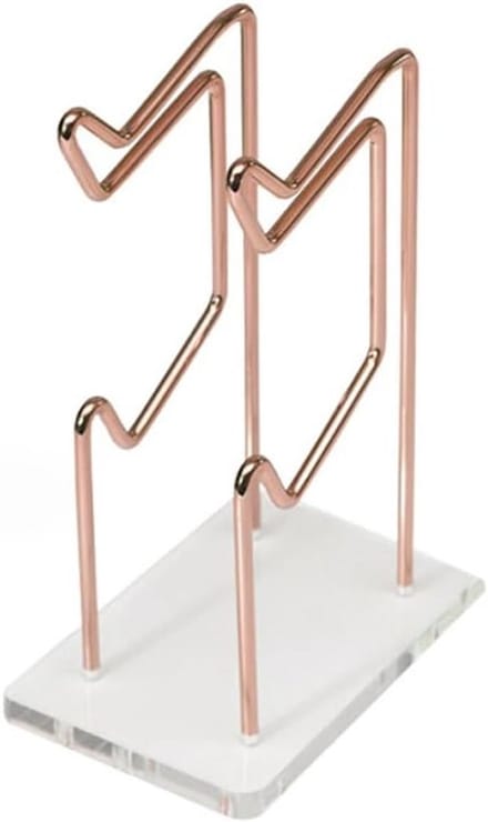 2-Tier Universele Game Controller en Headset Houder - Dual Controller Stand voor Gaming Accessoires in Roze Goud