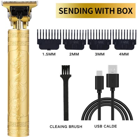 Heren tondeuse kapper salon professionele trimmer baard scheerapparaat + 4 limiet kammen