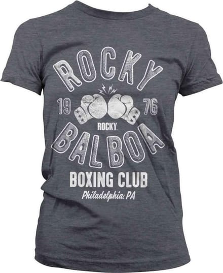 Rocky Dames Tshirt -S- Balboa Boxing Club Grijs