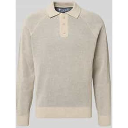 Gebreide pullover met polokraag