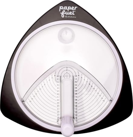 Paperfuel Cirkelsnijder Zwart Incl. Reservemesjes