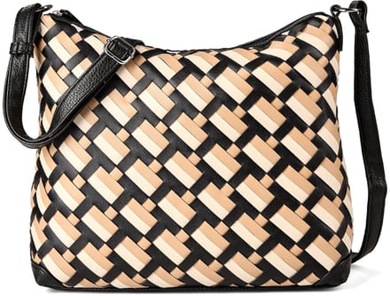 TOM TAILOR schoudertas Devie Hobo Bag Mixed Black veelkleurig