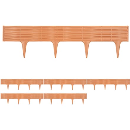 Deuba Borderrand - 15,6m Kunststof Weerbestendig - Terracotta
