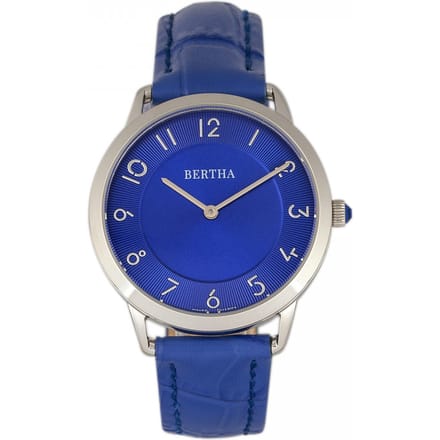 Bertha Abby Zwitsers horloge met leren band