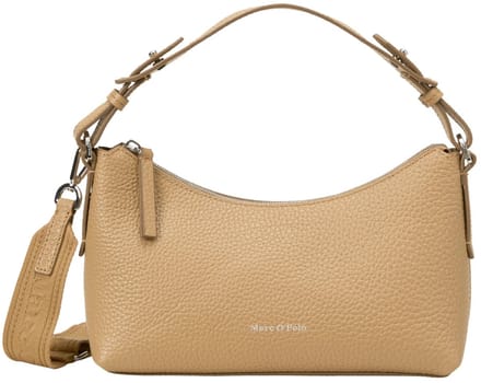Marc O'Polo Schoudertas Binna Crossbody Bag Pure Sand Lichtbruin