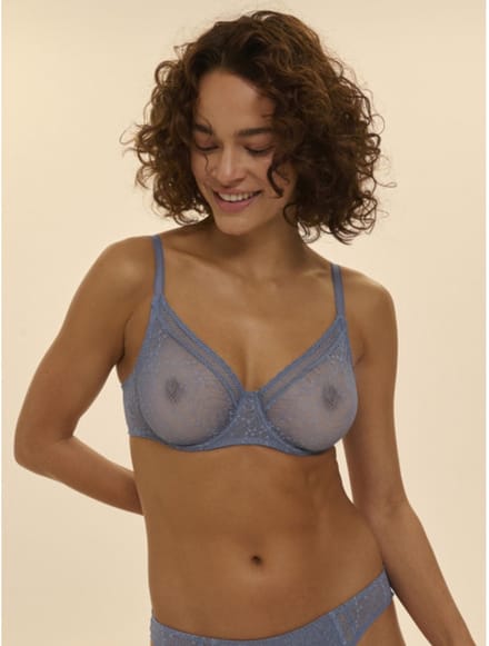 Simone Pérèle Comete Beugel BH Chambray Blue Blauw 75 C