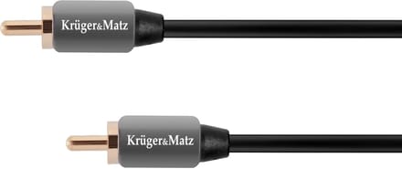 Krüger&Matz - RCA-kabel - 100 cm - Hoogwaardige Signaalkwaliteit