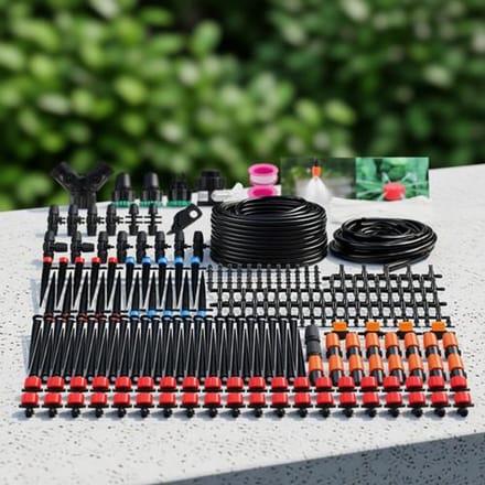 Complete druppelbevloeiingsset - 80 meter slangensysteem voor efficiënte plantenirrigatie