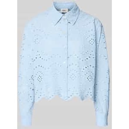 ONLY ONLVALAIS L/S SHIRT WVN NOOS Dames Blouse - Cashmere Blue