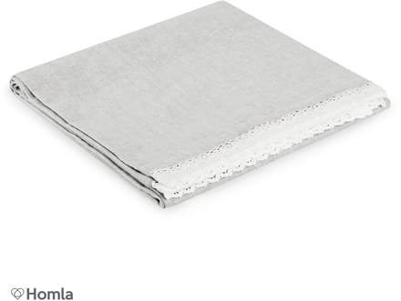 Tafelkleed | ASEN | met kantrand grijs | 130x180 | 905807