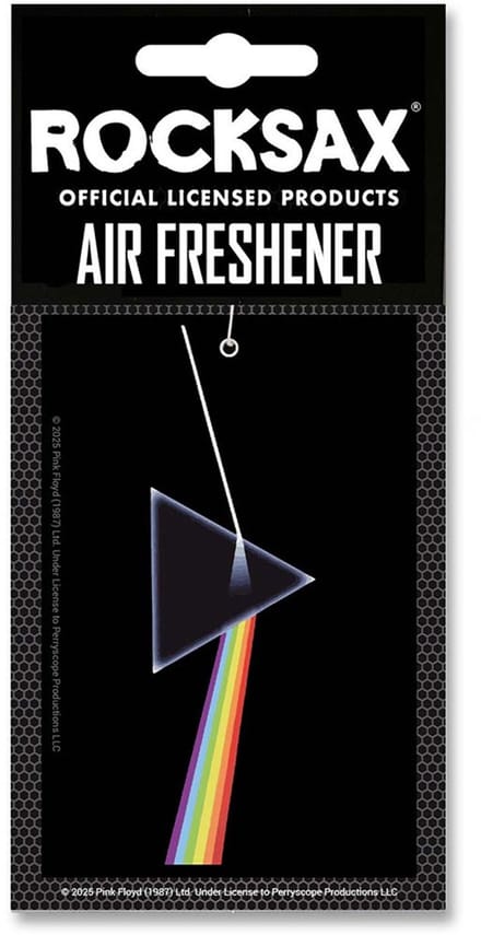 Rocksax Pink Floyd - Darkside Luchtverfrisser - Zwart