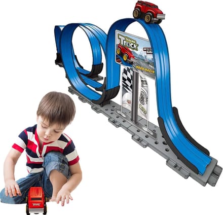 Racebaan Set - Magnetisch Speelgoed - Kinderen Spelen - Flexibel Ontwerp - 43 x 37 x 8 cm