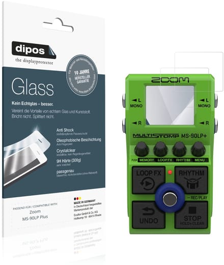 dipos – 2x Pantserfolie geschikt voor Zoom MS-90LP Plus | 9H Screenprotector