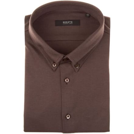 Desoto Luxury Overhemd Luxury Button Down Donker Bruin / male
