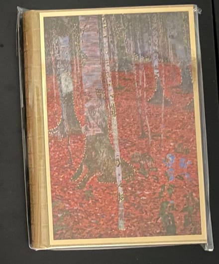 Hardcover Notitieboek 'Berkenbos' Gustav Klimt