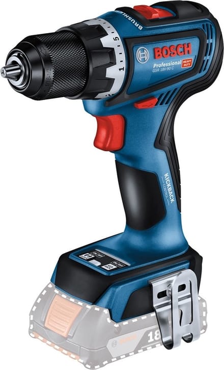 Bosch Professional GSR 18V-90 C Accu Schroefboormachine 18V Basic Body in L-Boxx - 06019K6002