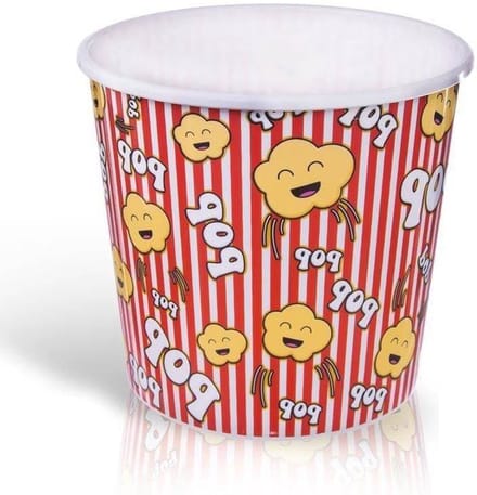 Popcorn Bak 3,4 l - Box - Popcornemmer - Popcornzakjes - Bakjes - Schaal