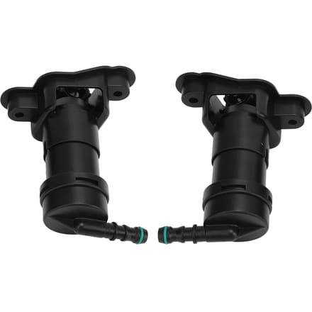 1 Paar Koplamp Sproeier 8E0955101D Links Rechts Voor Koplamp Sproeier Jet voor A4 B7 black