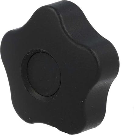 M10 schroefknop - 50mm - met afdekkap