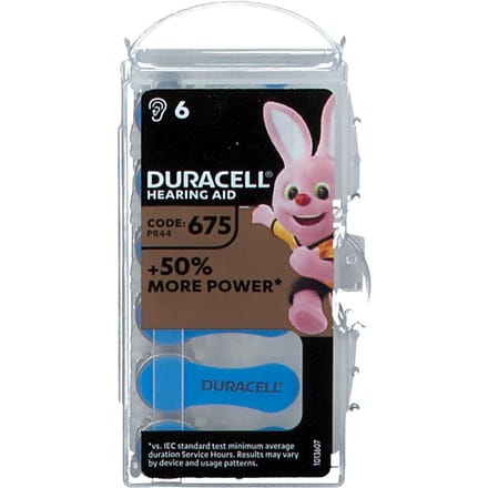 Duracell Easy Tab Hoorbatterij Da675 Blauw 6