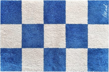 Mad About Mats - DIDI - deurmat/badmat - ruitjes - droogloop/touch - wasbaar - 50x75cm