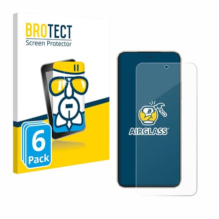 Screenprotector 6 Stuks voor Honor Magic 8 Lite Beschermglas transparant