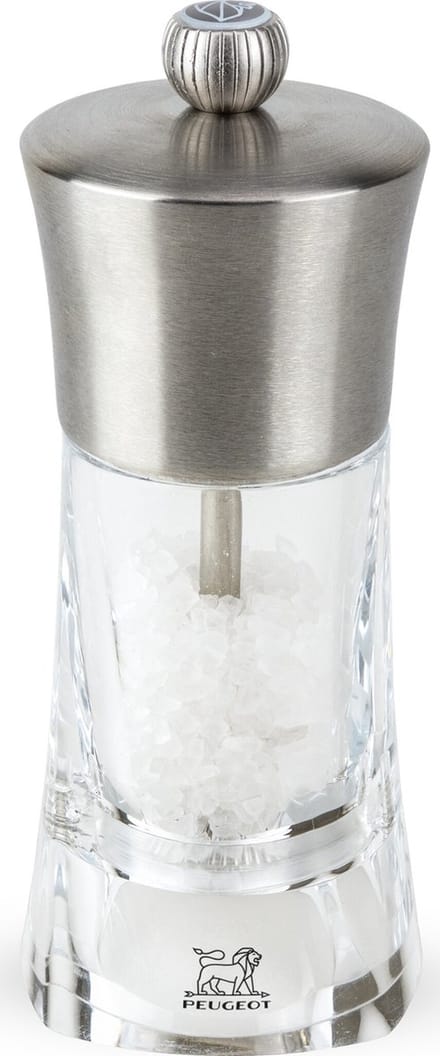 Peugeot Ouessant Zoutmolen 14 cm - Transparant - Acryl/inox