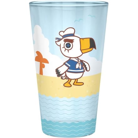 Animal Crossing Gulliver Unisex Drinkglas - meerkleurig - Standard