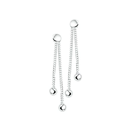 Zilver Gerhodineerd Oorhangers Bolletjes 1327448
