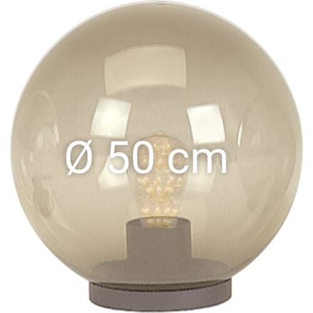 KS Verlichting Bol fume Ø 50 incl. flens