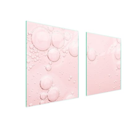 TMK ArtDeko - Snijplank - 85x52 cm - Roze - Glas