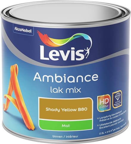 Levis - Ambiance Lak Mat Mix - Shady Yellow B80 - Mengverf - 0,5 L