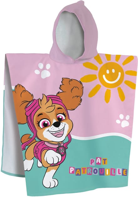 PAW Patrol Poncho Soleil - 60 x 120 cm - Katoen