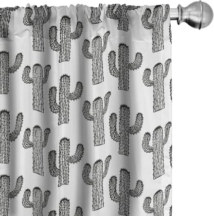 ABAKUHAUS – 2x75x245 cm Voorhangen – Microfaser – Halfdonkerend